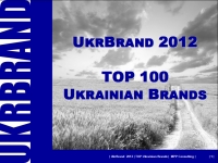 Рейтинг украинских брендов
